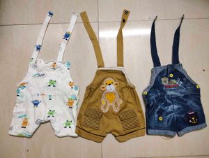 Cute Baby Dungaree Set