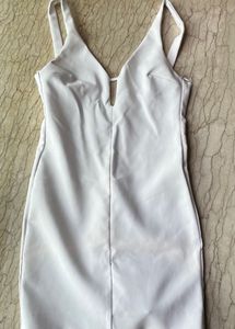 White Mini Zara Dress