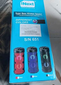 Brand New I-nxt Bt Speaker 20 Watt With Mic