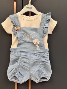 Mayoral Baby Blue Romper Outfit