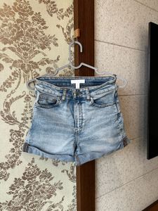 High Waist Denim Shorts