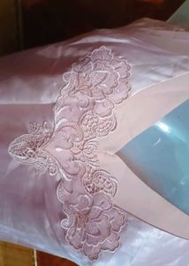 Peach Silk Chemise Lingerie