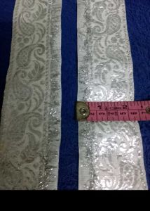 Mix Sequins With Saree Border