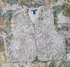Premium Faux Fur Leopard Vest