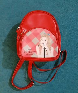 Small aesthetic red bag