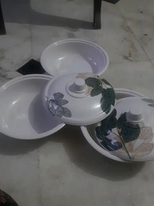 3 Donga Set With 2 Lids
