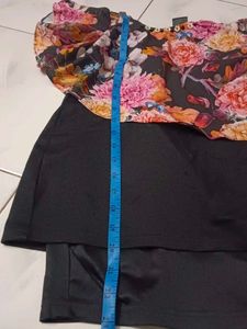 Black Top , Body Con Model( White Frock Free)