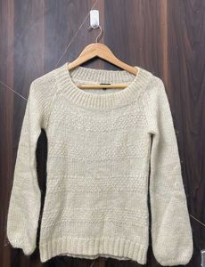 Off White Strectable Sweater