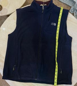 Navy Blue Sleeveless Fleece Vest