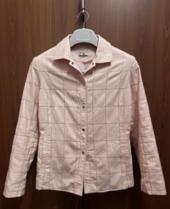 Stylish Pink Plaid Jacket