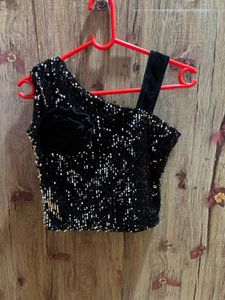 Girls' Sequin Party Top