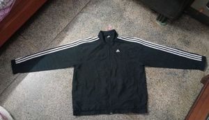 ADIDAS 3stripes mock collar track  jacket
