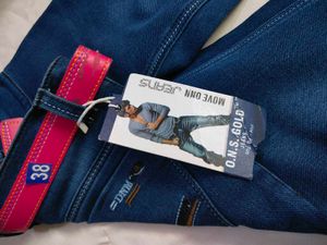 Dark Blue Denim Jeans