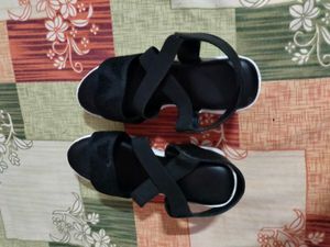 Black Platform Sandals