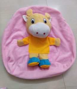 Soft Toy With Pink Storage
