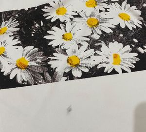 Floral print slim fit crop top.
