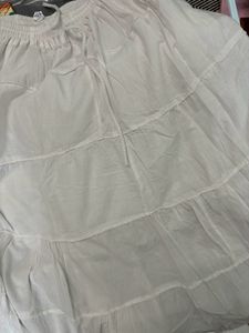 Long White Skirt