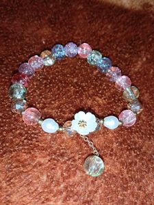 Beaded Flower Bracelet