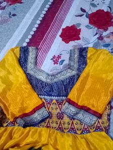 Anarkali Kurti And Plazo