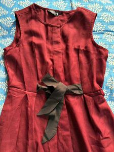 Cute Party Wear Dress With Belt