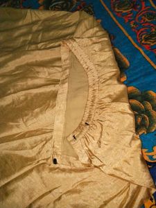 Girls Beautiful Long Golden And Red Skirts.