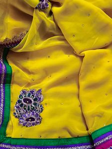Stone Work Saree