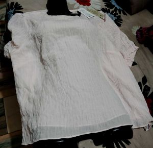 Women&#39;s Puff Sleeve Top Inner Attached