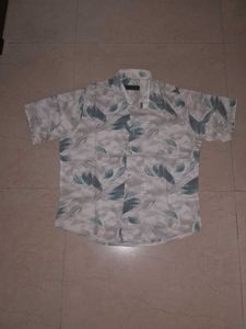 Floral Print Button-Down Shirt