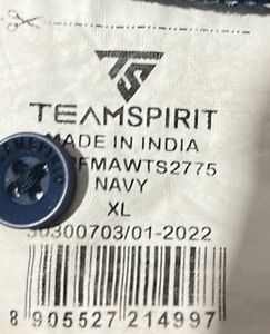 Teamspirit Navy blue XL T-shirt In Good Condition