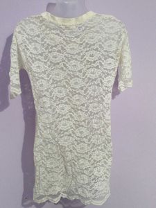 CUTE WHITE NET DRESS