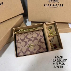 COACH SET OF 3 SLING BAG ,CHARM 2PC WD BOX