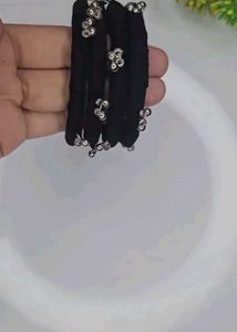 Black Beaded Bracelet