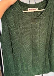 Knitted Green Vest