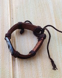 Cross Leather Bracelet