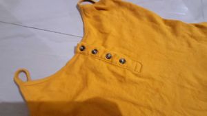 Yellow Crop Top
