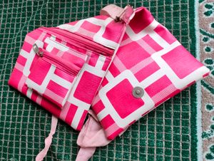 Girly Long Check Slingbag