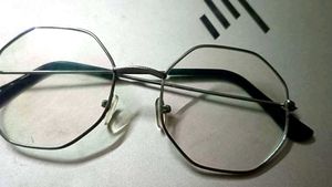 Silver frame Hexagon Sunglasses