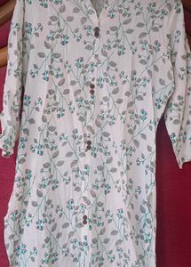Floral Print Kurta