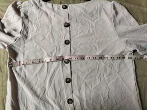 SHEIN Button Down Chic Top