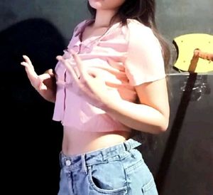 Urbanic Baby Pink CROP Polo Top