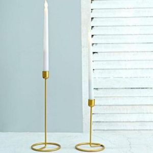 Elegant Gold Candle Holders