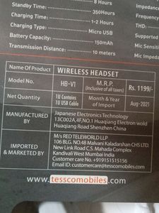Wireless Sport Headset
