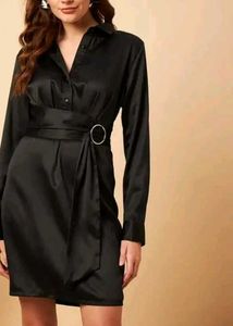 Black Shirt Dress