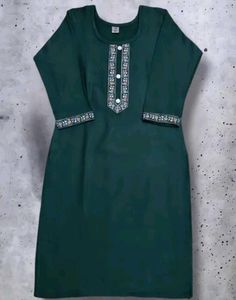 Green Woollen Kurta