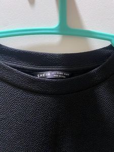 Black N White Shimmery Sweatshirt