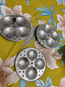 Steel Idli Stand -3 Plates
