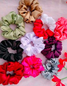 Colorful Hair Scrunchies
