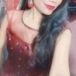 Elegant Maroon Party Dress