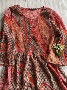 109’F Smocked Tunic