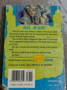R L Stine Goosebumps  Return Of The Mummy